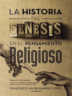 cover image of La historia del génesis en el pensamiento religioso